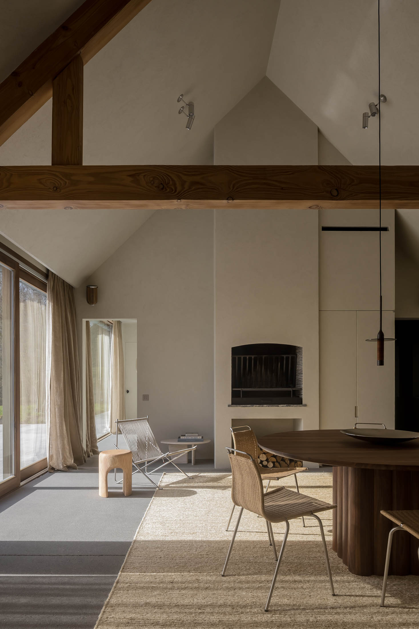 Anne-Cathérine Ramboux,别墅设计,别墅设计案例,比利时,谷仓别墅,极简主义