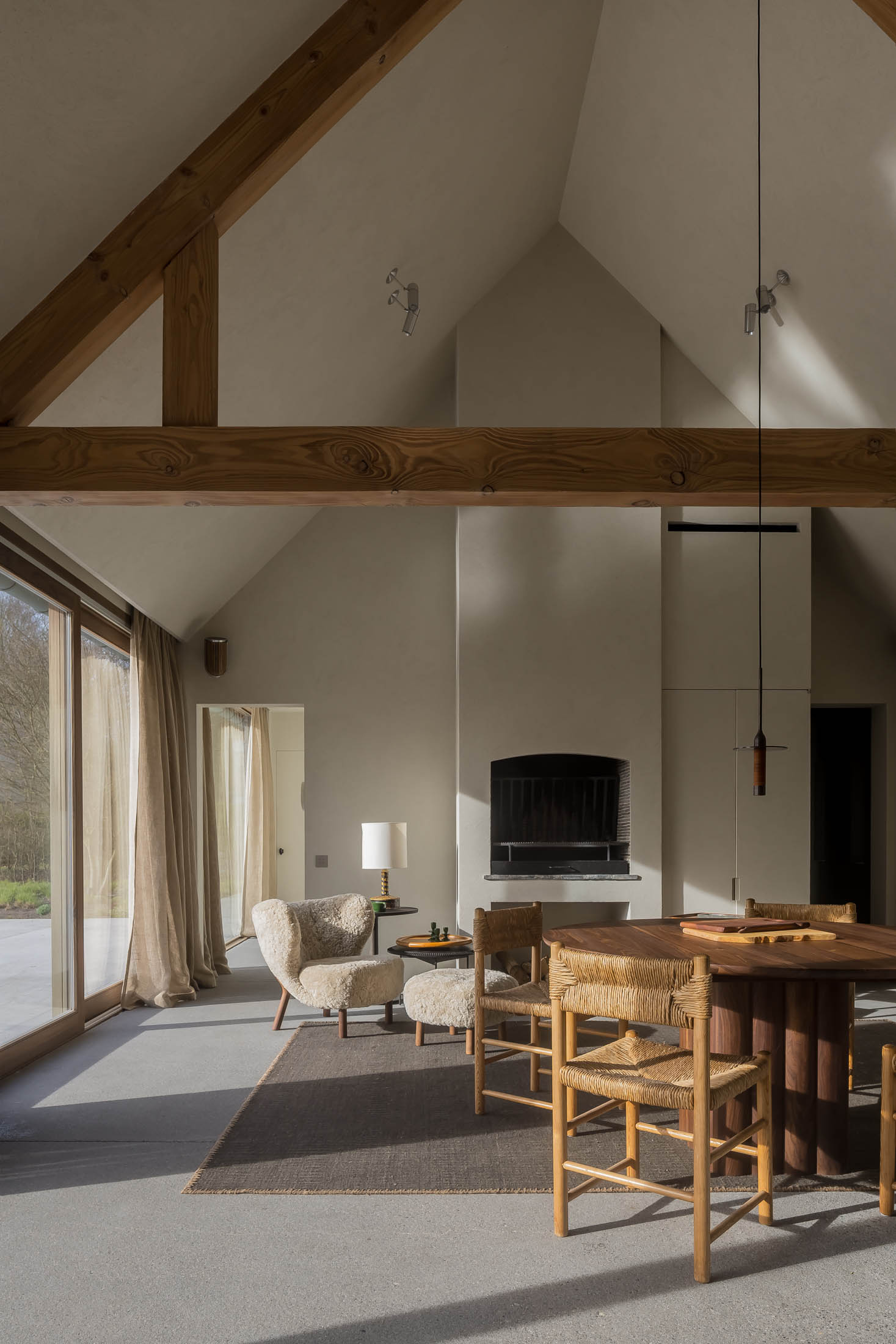 Anne-Cathérine Ramboux,别墅设计,别墅设计案例,比利时,谷仓别墅,极简主义