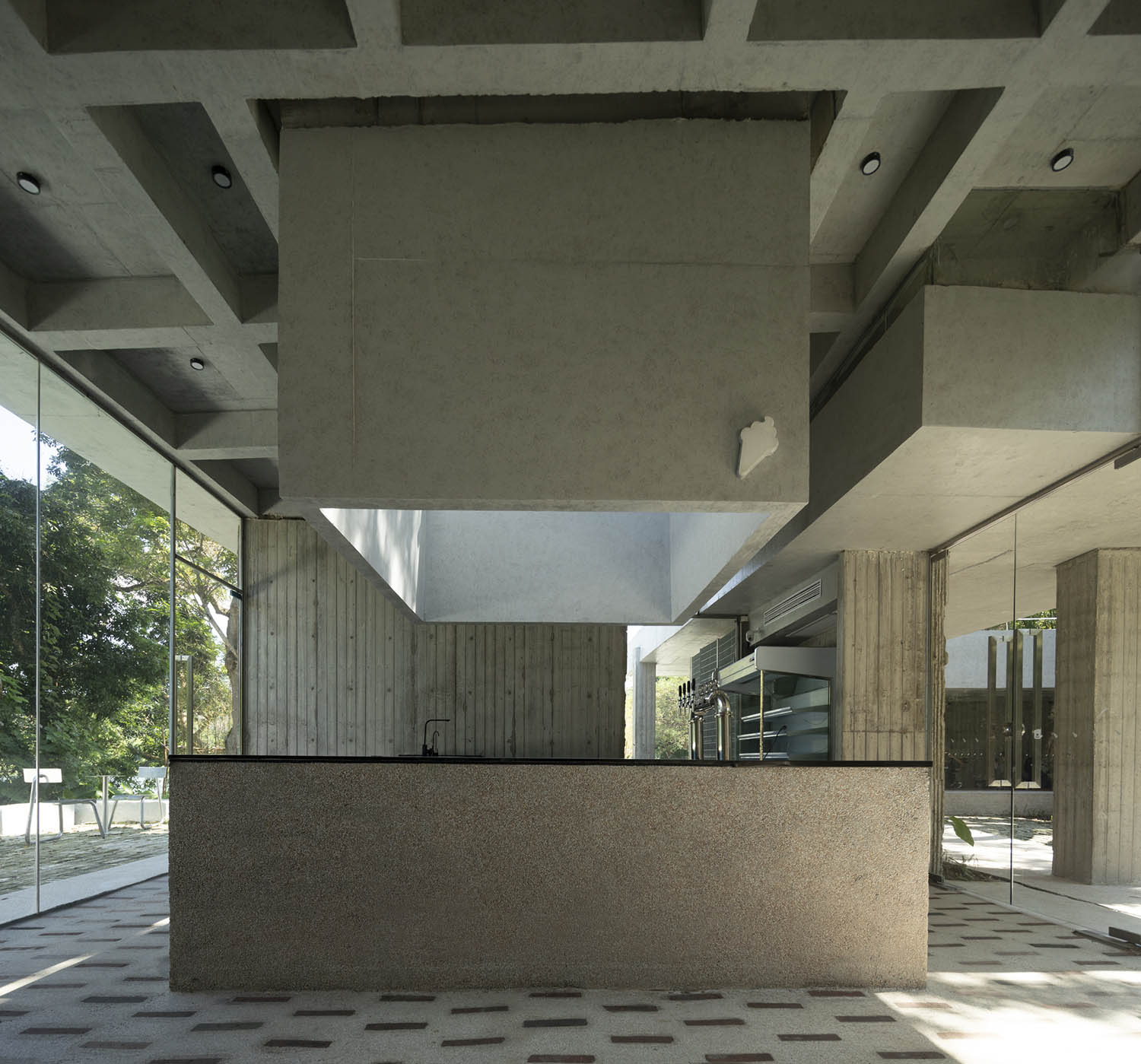 合造社建筑设计事务所,公园配套建筑设计,午倦宫,惠州,公园建筑设计,乡村河畔驿站,多功能空间,公共空间设计