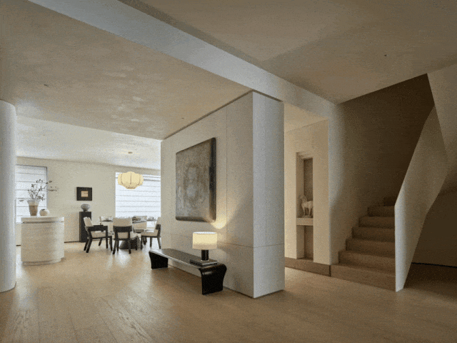 265㎡复式设计,265㎡,复式住宅设计,复式,现代风格复式设计,江景房设计,复式江景房,复式设计案例,复式设计方案,温州瓯江之畔诗意东方,温州,柒筑空间设计