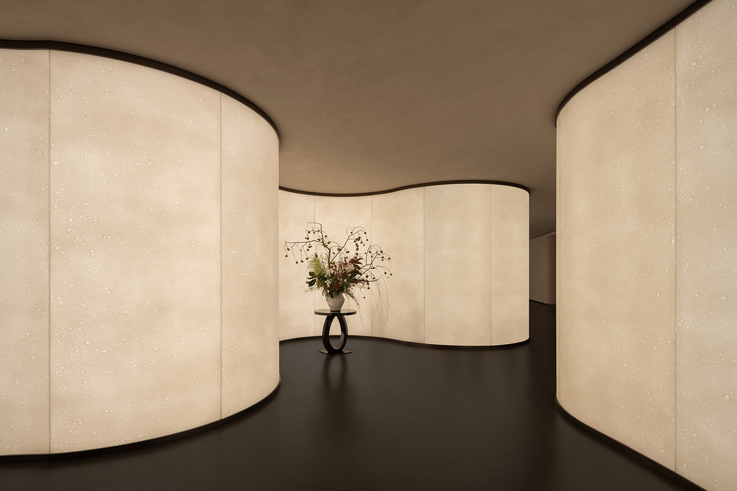 会所设计,私人会所空间,会所艺术馆,会客厅设计,地产会客厅,环幕视野-上海海泰艺术中心,上海,海泰地产,春山秋水