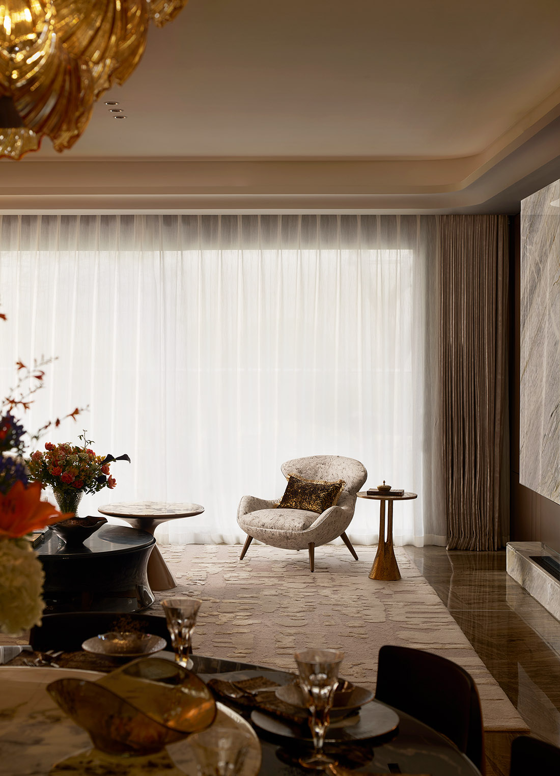 219㎡大平层,样板间设计,大平层样板间,样板间设计案例,样板间设计方案,现代风格样板间设计,轻奢样板间,厦门天樾云颂样板房,厦门,零次方设计