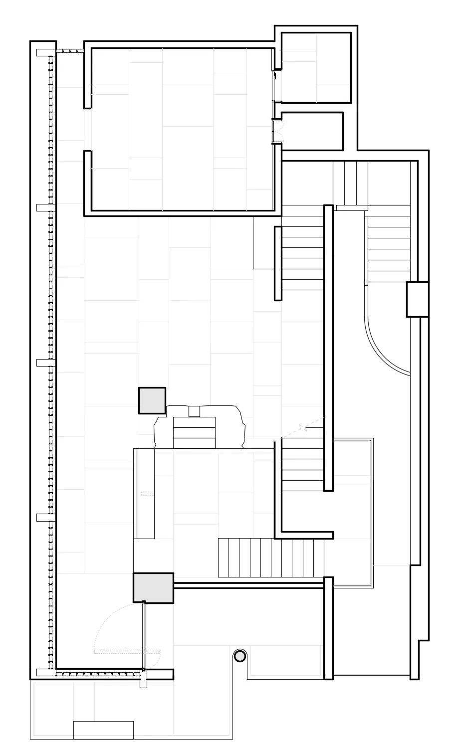 建筑设计,清水混凝土建筑,生活艺术空间,艺术展厅空间,材料展厅,沈阳在舍·一个偏远的精神栖息地,沈阳,鹏和朋友们设计事务所