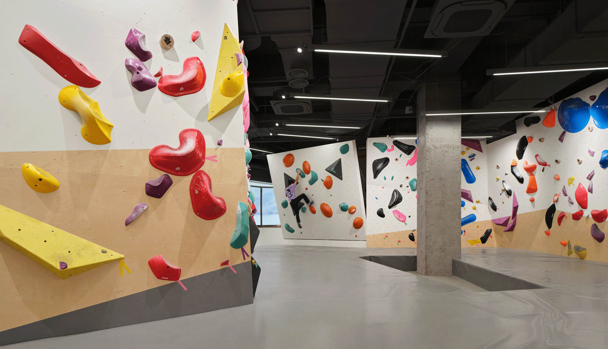 攀岩店设计,室内运动场馆设计,室内攀岩馆,攀岩店设计案例,攀岩店设计方案,上海TA山攀岩首店,上海,YDESIGN奕檐建筑