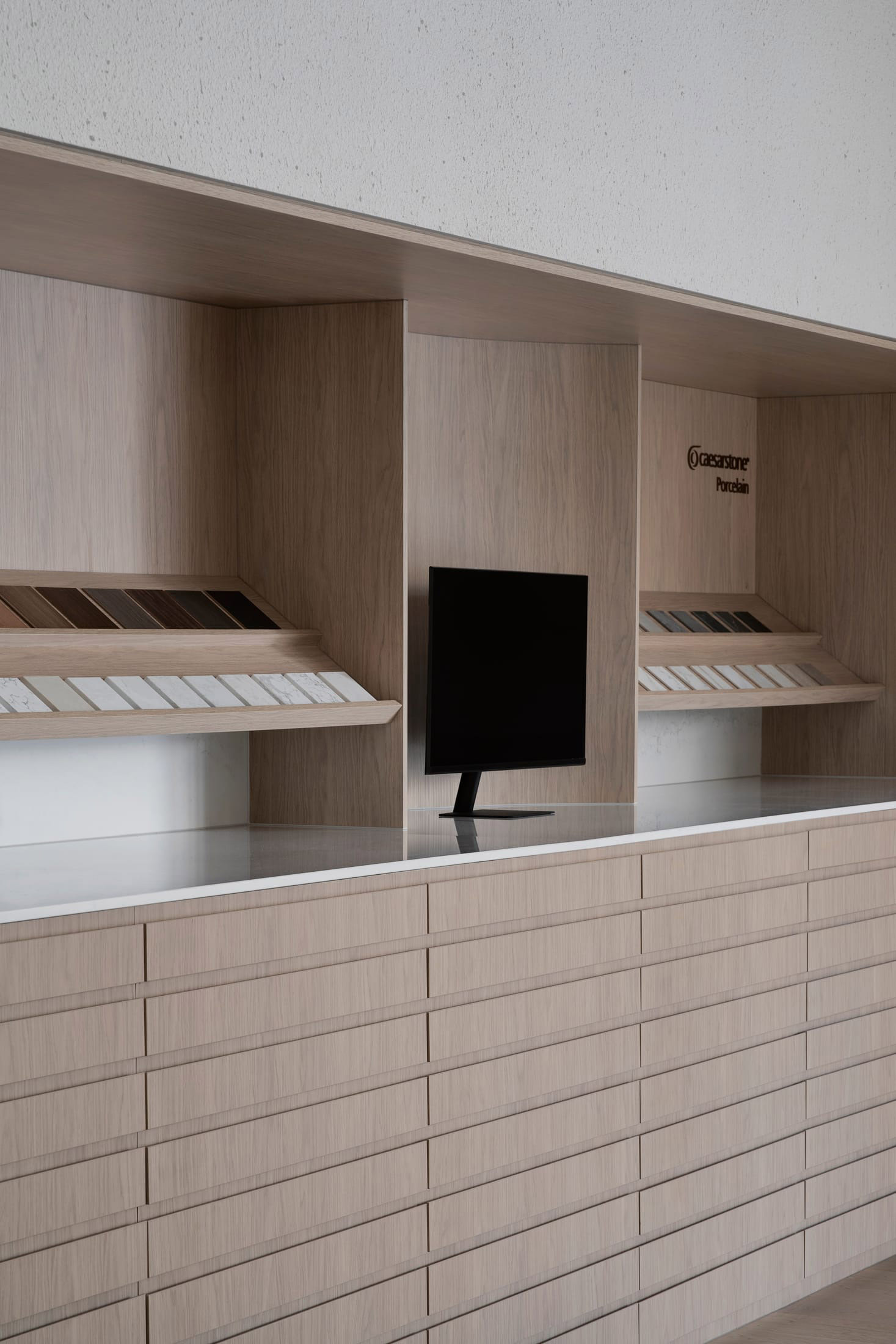 展厅设计,石材展厅,展厅装修,材料展厅设计,体验店设计,展厅设计案例,展厅设计方案,Studio Massive,南澳大利亚,瓷砖展厅,岩板展厅,Caesarstone