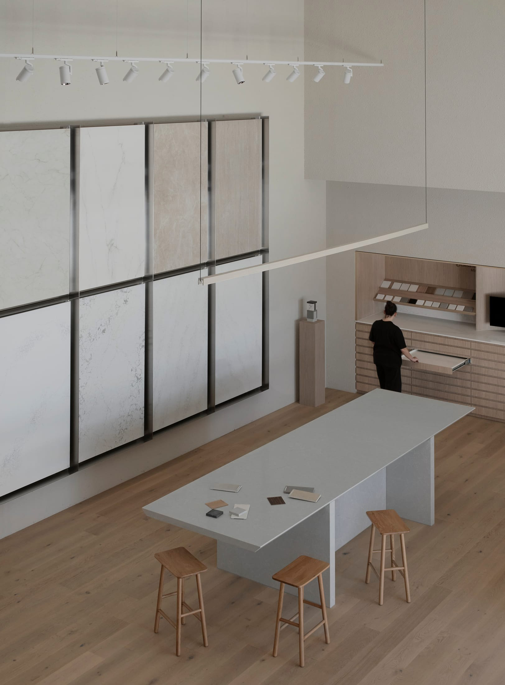 展厅设计,石材展厅,展厅装修,材料展厅设计,体验店设计,展厅设计案例,展厅设计方案,Studio Massive,南澳大利亚,瓷砖展厅,岩板展厅,Caesarstone