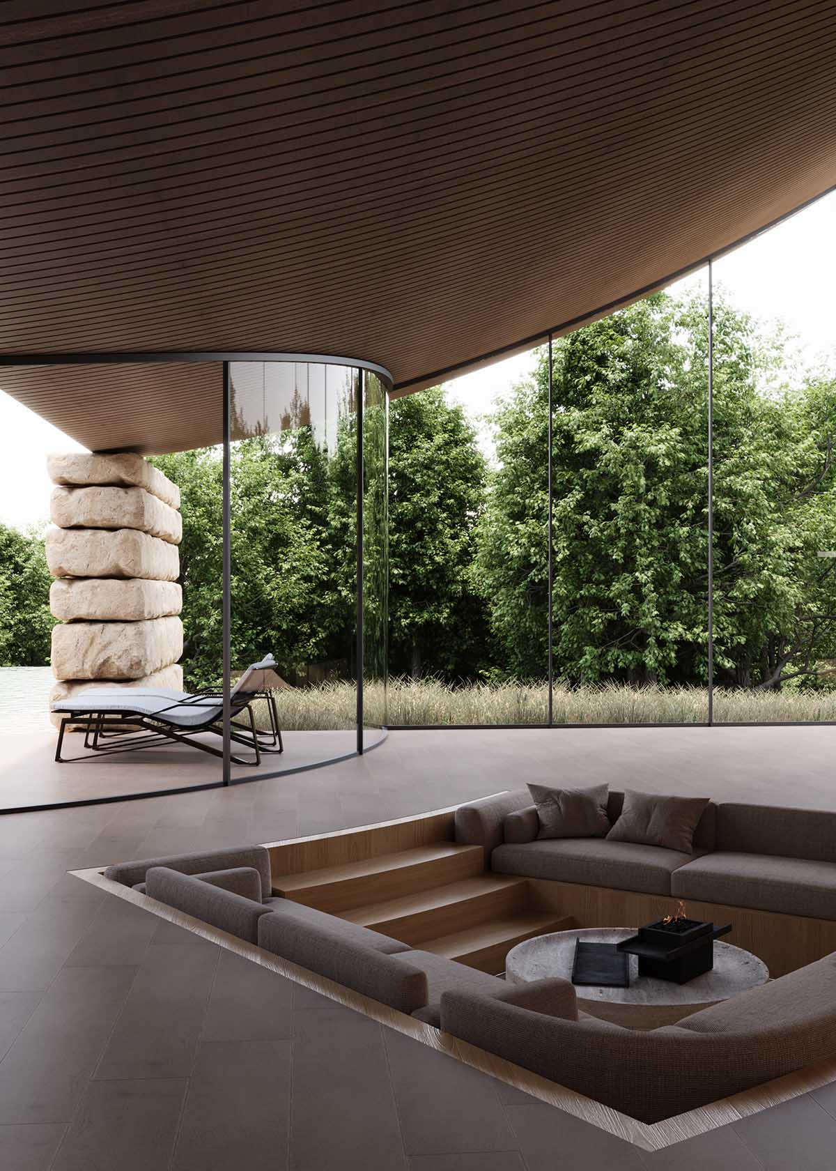 Poesis Studio,别墅设计,别墅设计案例,日本,极简主义别墅,极简主义,森林别墅