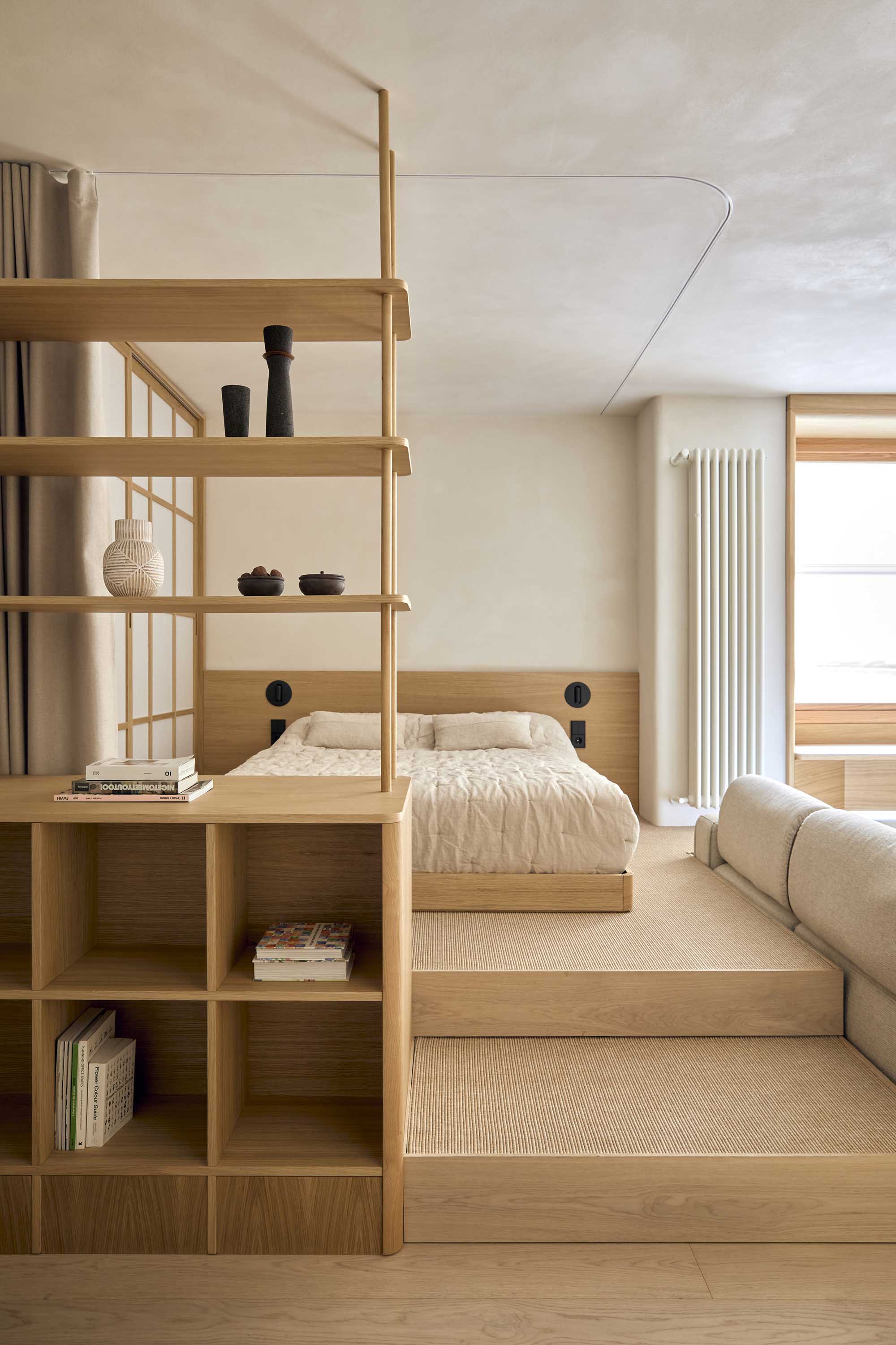 Studio Madera,公寓设计,公寓设计案例,西班牙,马德里,原木色,极简主义