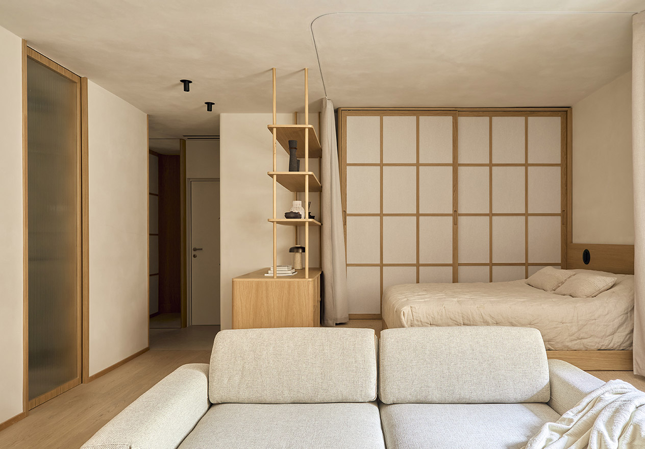 Studio Madera,公寓设计,公寓设计案例,西班牙,马德里,原木色,极简主义