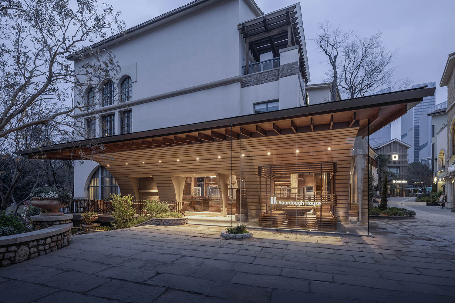 面包店设计,烘焙店设计,面包店设计案例,面包店设计方案,手作面包店,BA成都麓镇店-为“慢”而建的酵舍,重庆,勉强设计事务所