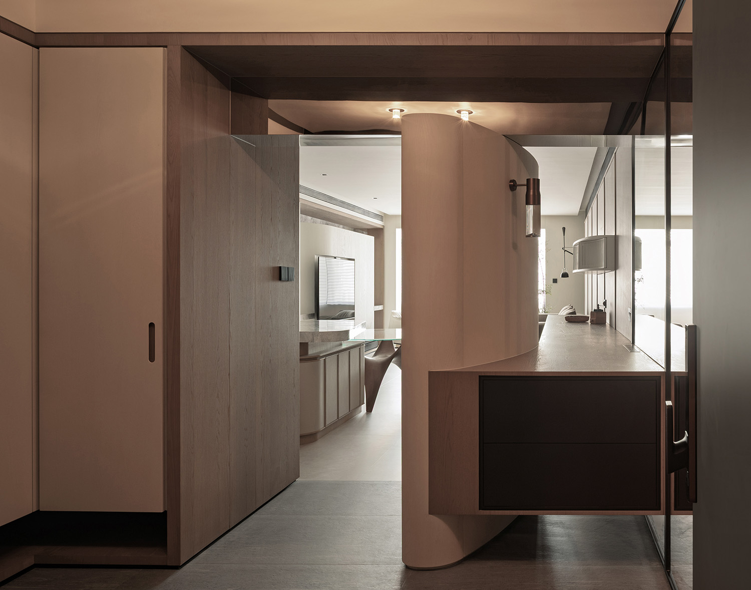 133㎡住宅设计,133㎡,家装设计,住宅设计,现代风格住宅设计,住宅设计案例,住宅设计方案,北京住宅-「缘川」,北京,行十设计