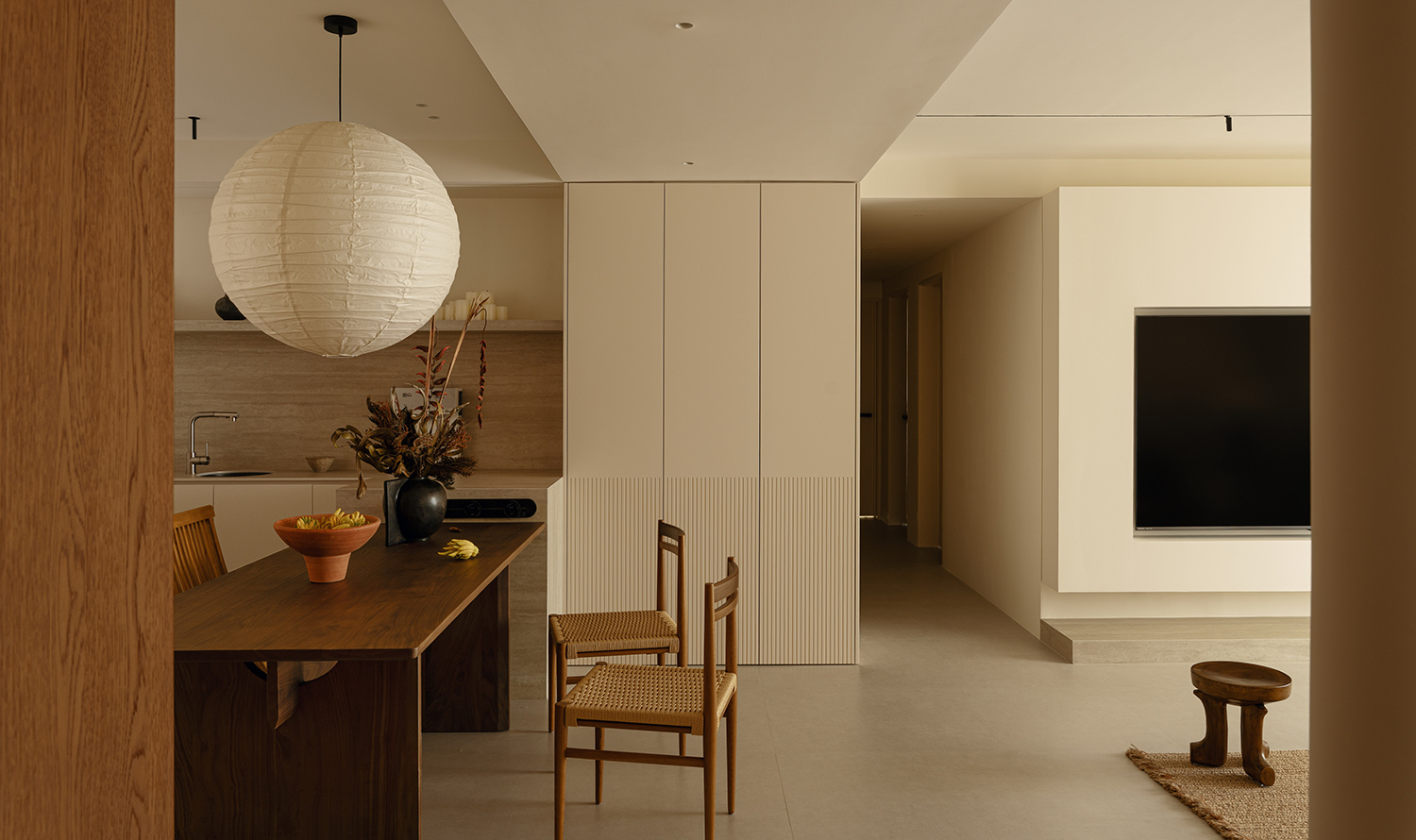 140㎡住宅设计,140㎡,住宅设计案例,住宅设计方案,家装设计,奶油风住宅,极简风住宅,西安住宅-极简东方·归处,西安,涛墨设计