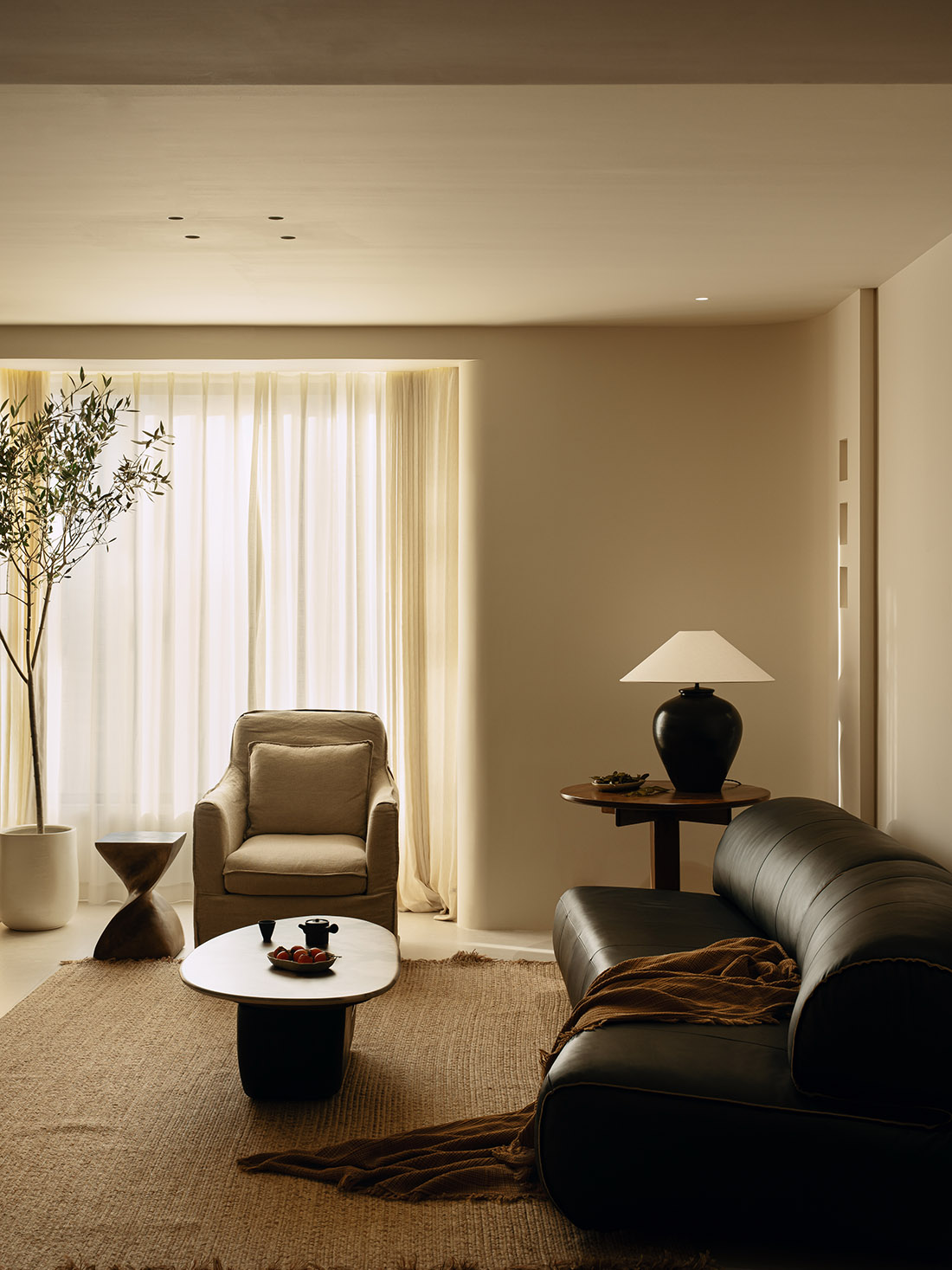 140㎡住宅设计,140㎡,住宅设计案例,住宅设计方案,家装设计,奶油风住宅,极简风住宅,西安住宅-极简东方·归处,西安,涛墨设计