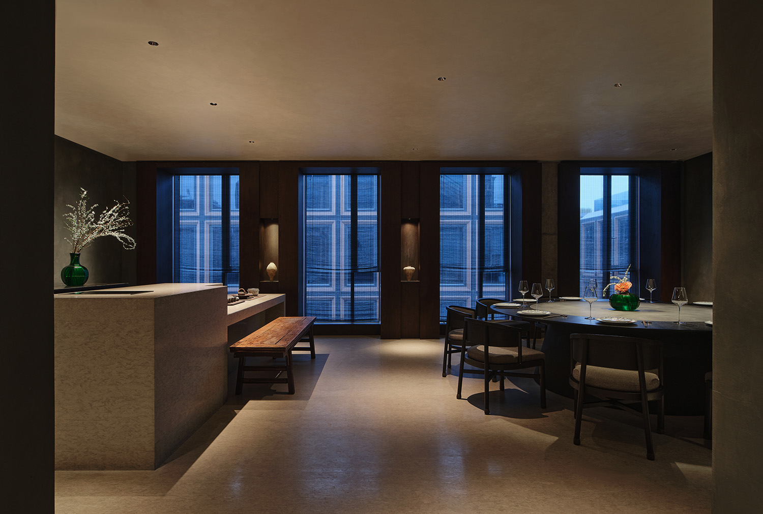 餐厅设计,中餐厅设计,休闲餐厅设计,东方美学餐厅空间,高端餐厅设计,餐厅设计案例,餐厅设计方案,餐厅装修,主题餐厅设计,杭州“照⻘苔”中餐厅-融合与节奏韵律,杭州,⼋荒设计