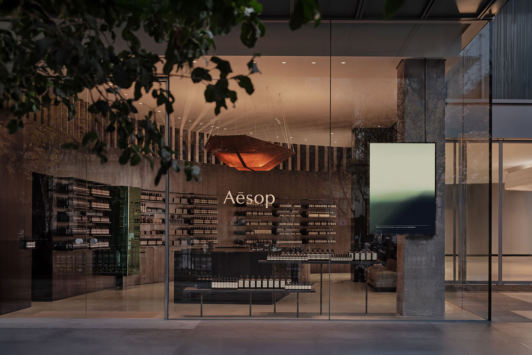 Aesop伊索,零售店设计,护肤品零售店,零售店设计方案,零售店设计案例,Aesop伊索杭州西湖店,杭州,店铺设计,Aesop伊索店,刷刷建筑