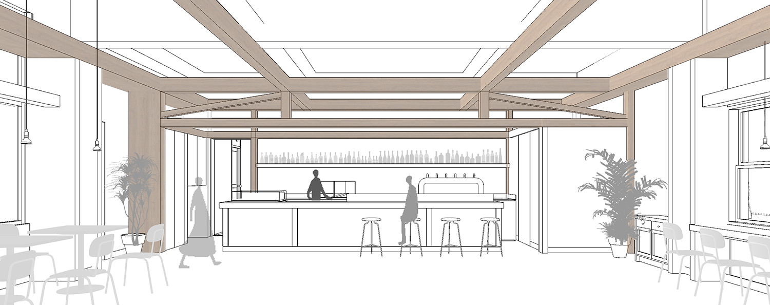 餐厅设计,开放式餐厅设计,主题餐厅设计,建筑改造,外立面改造,公园餐厅设计,休闲餐厅设计,餐厅设计案例,餐厅设计方案,深圳福田 Babe's Kitchen 棒球餐厅,深圳,普悦设计