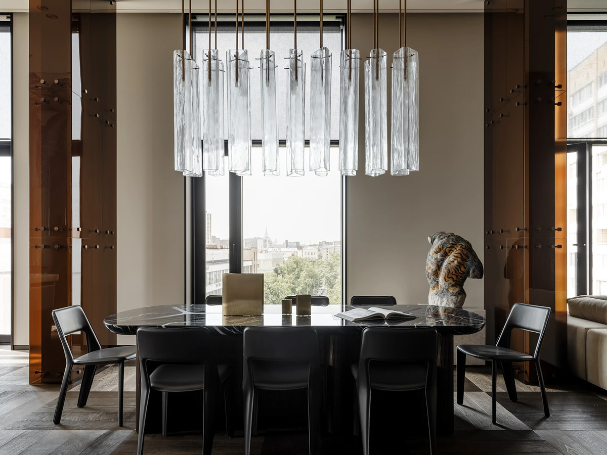 Dseesion,顶层公寓设计,顶层公寓设计案例,俄罗斯,莫斯科,艺术公寓