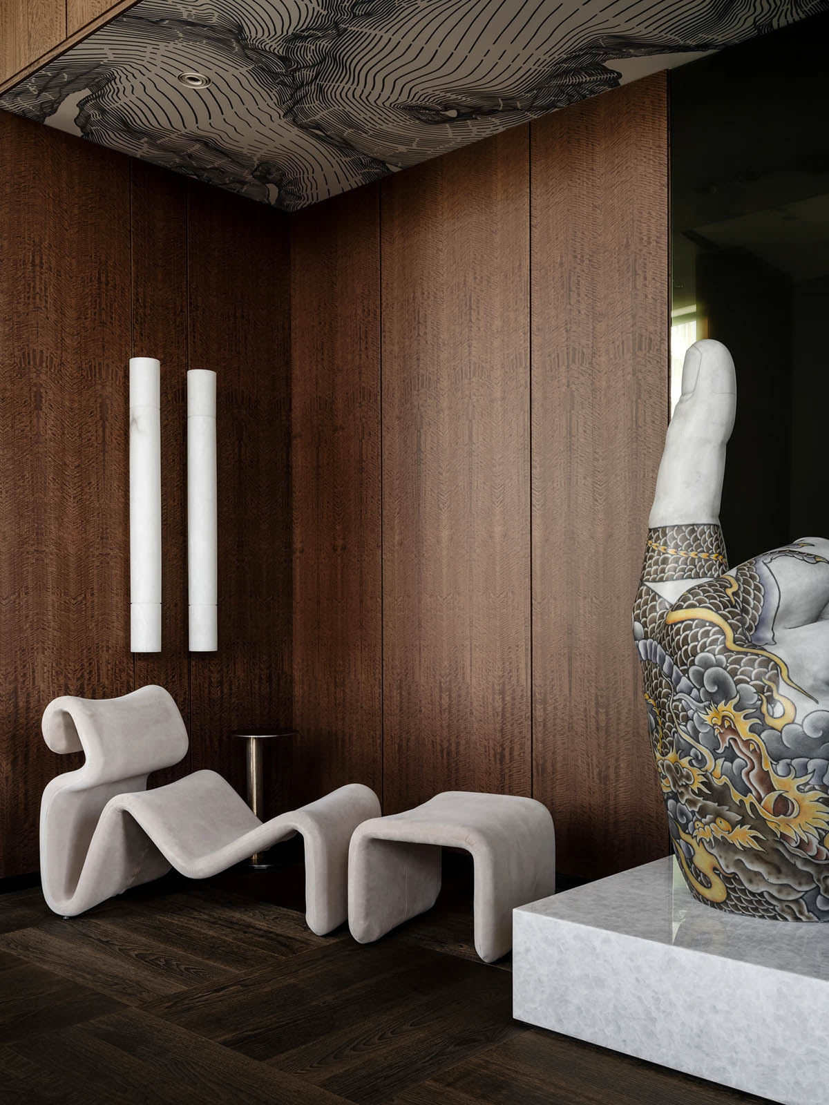 Dseesion,顶层公寓设计,顶层公寓设计案例,俄罗斯,莫斯科,艺术公寓