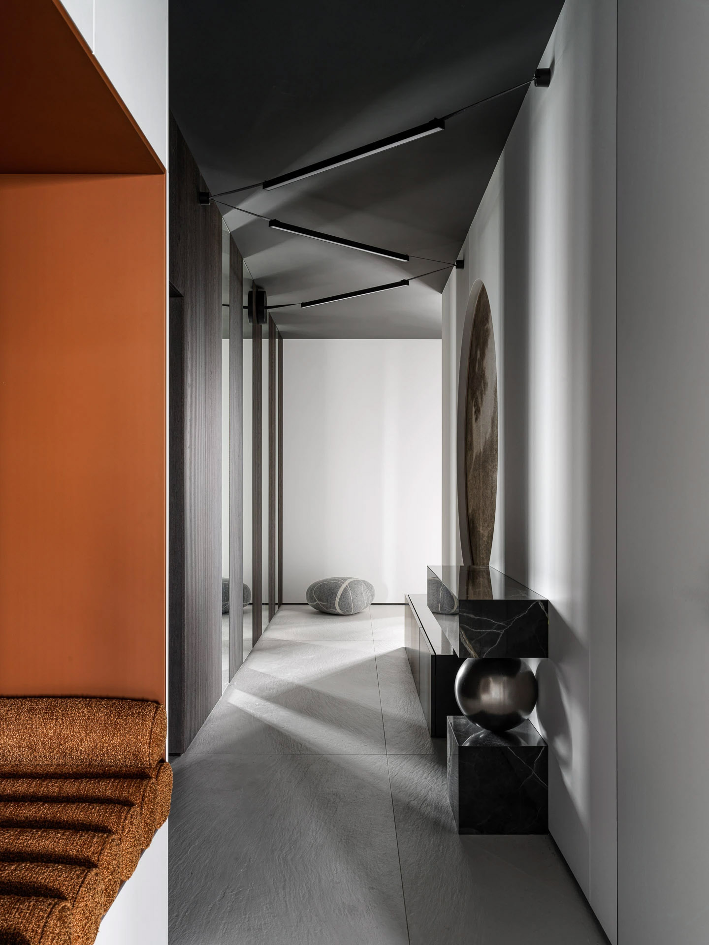 Refresh Architecture & Design,大平层设计,大平层设计案例,俄罗斯,大平层,中性色调