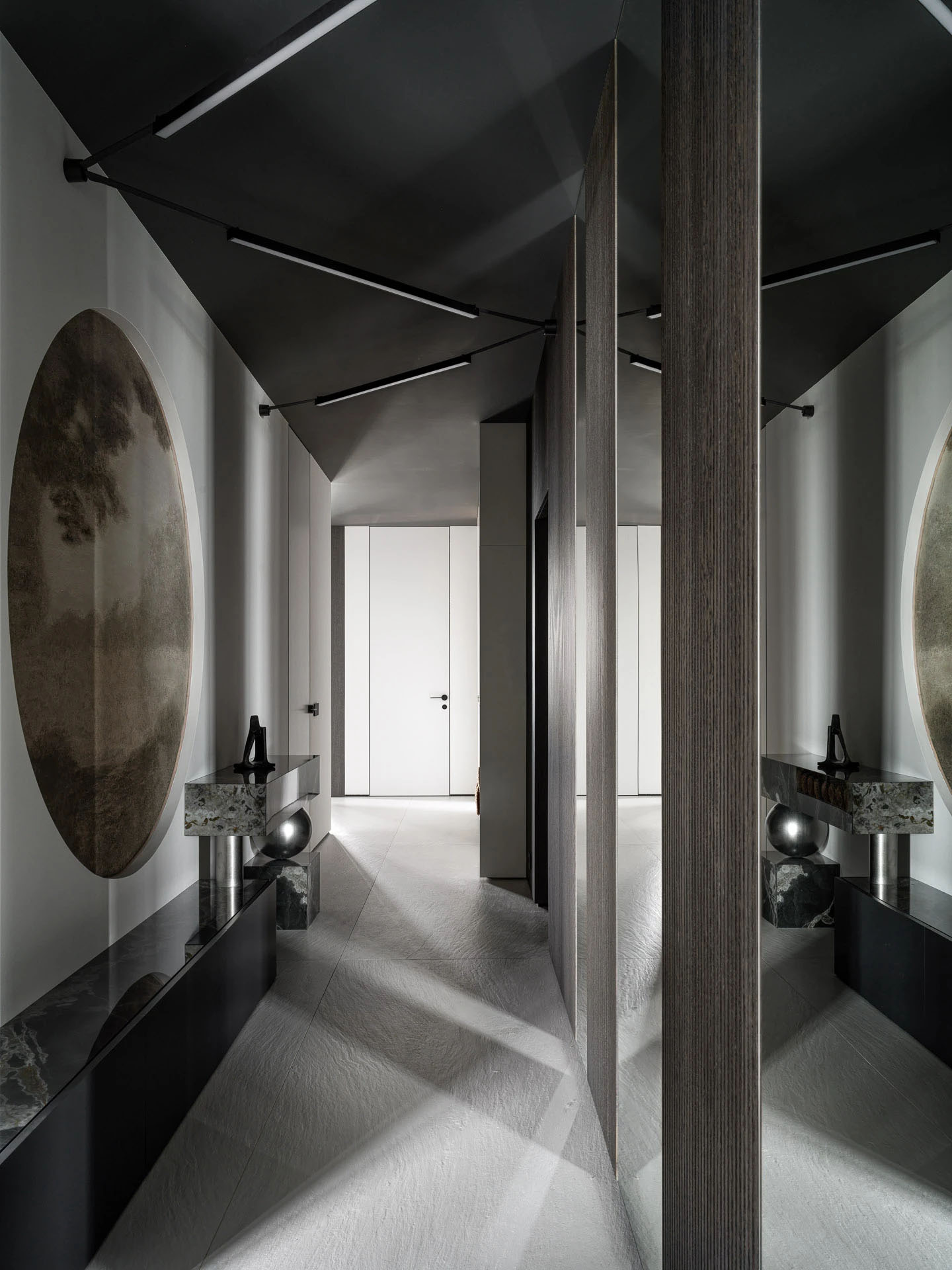 Refresh Architecture & Design,大平层设计,大平层设计案例,俄罗斯,大平层,中性色调