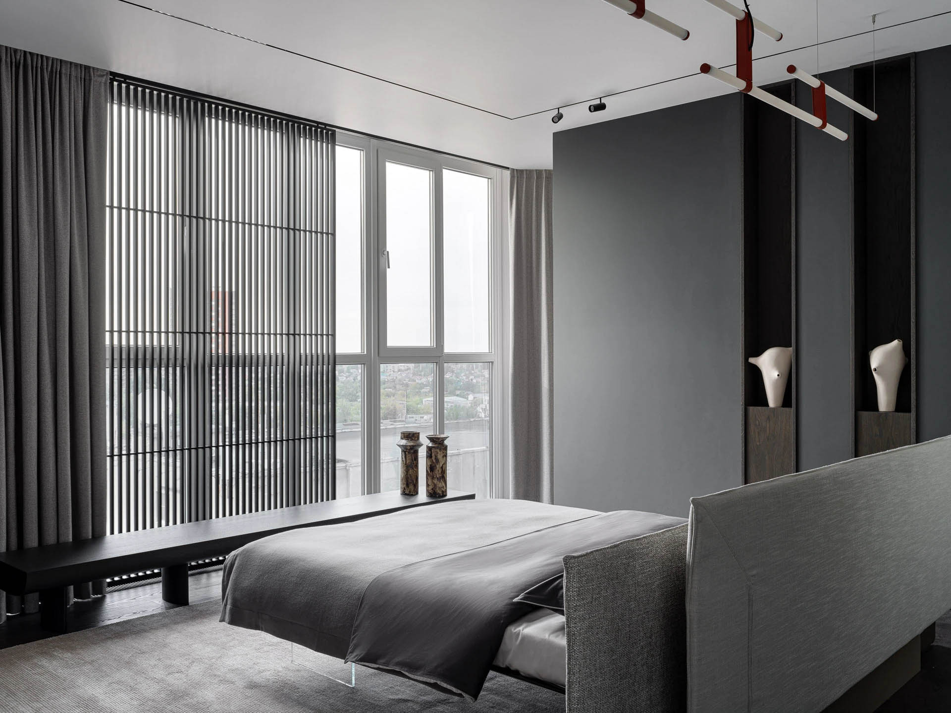 Refresh Architecture & Design,大平层设计,大平层设计案例,俄罗斯,大平层,中性色调