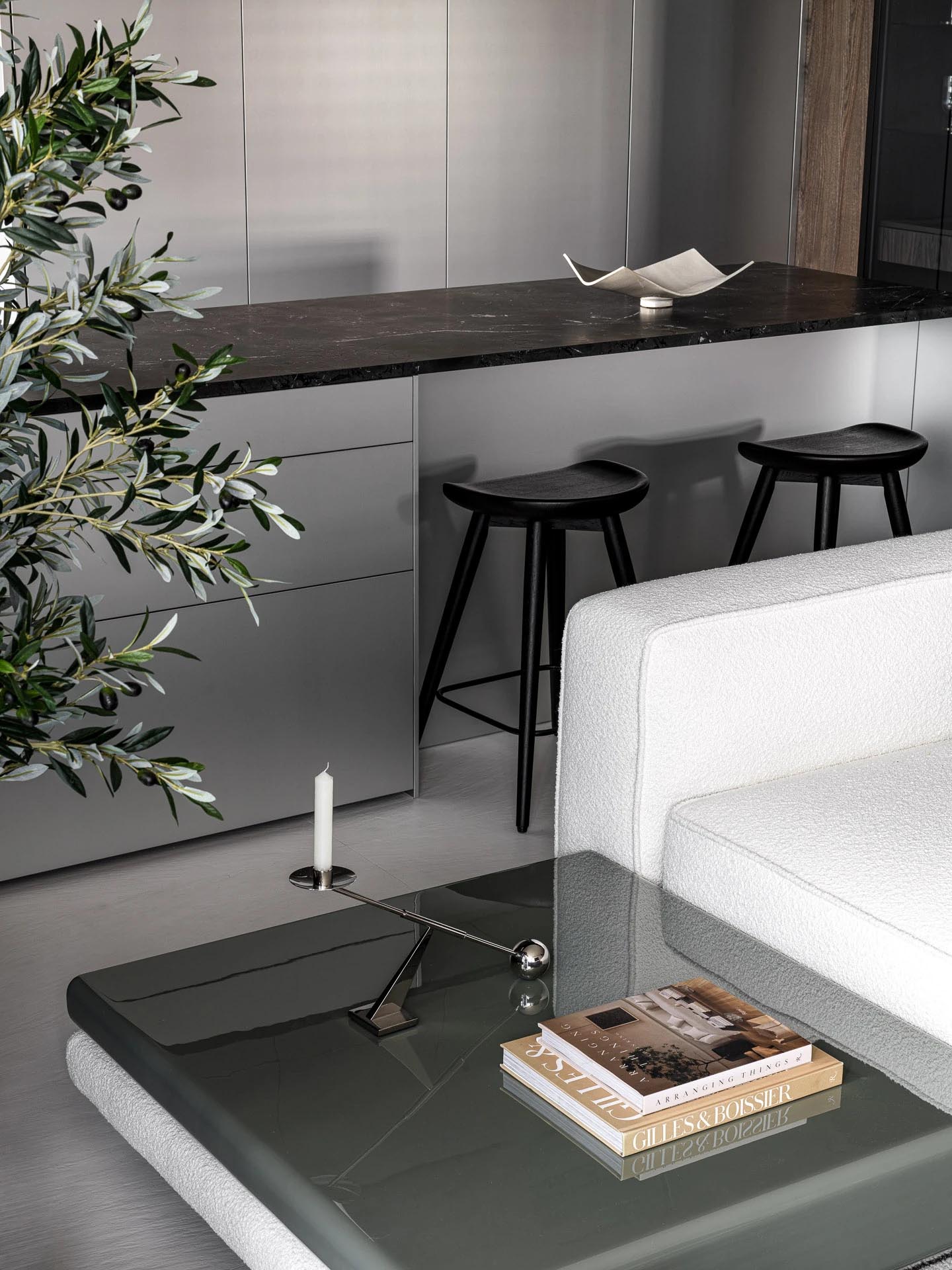 Refresh Architecture & Design,大平层设计,大平层设计案例,俄罗斯,大平层,中性色调