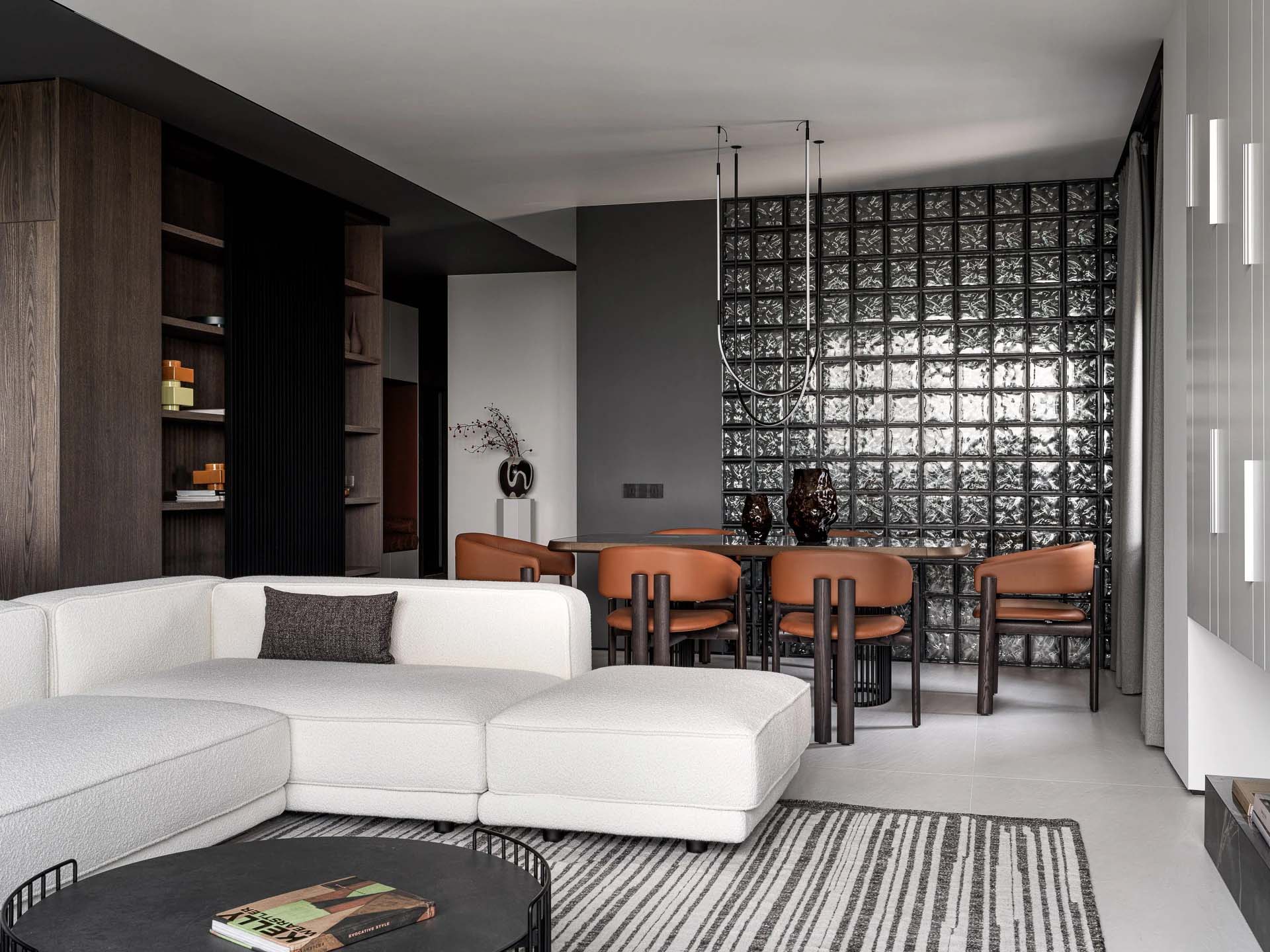 Refresh Architecture & Design,大平层设计,大平层设计案例,俄罗斯,大平层,中性色调