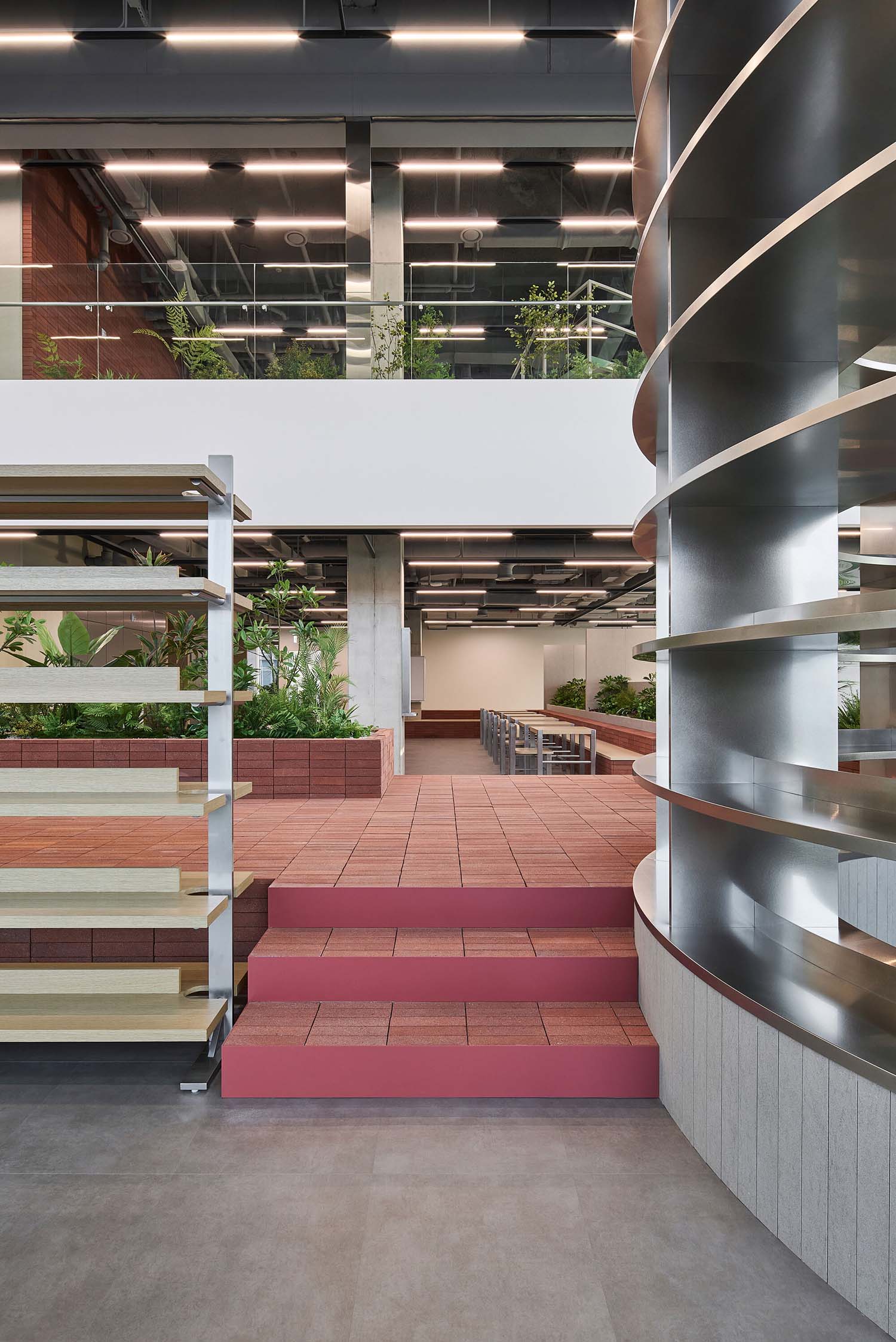 unseenbird,办公室设计案例,办公室设计方案,韩国,工业风办公室,Woowa Brothers,办公室设计