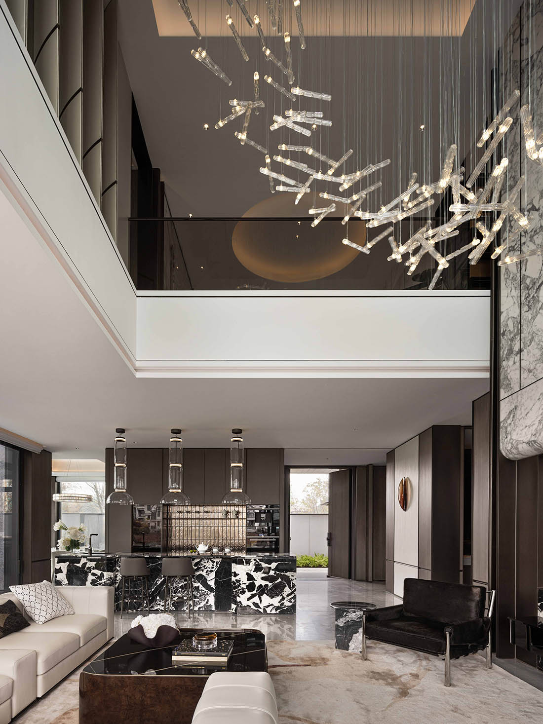 1000㎡,样板间设计,样板间设计案例,样板间设计方案,现代风格样板间,轻奢样板间设计,别墅样板间,样板间软装设计,宝业四季园·荣园别墅,GFD广飞设计