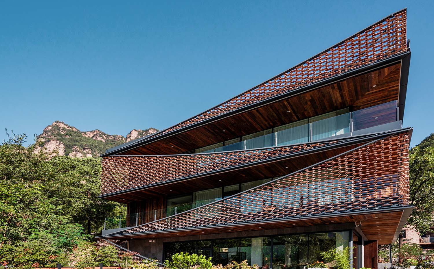 建筑改造,酒店设计,度假酒店设计,酒店立面改造,民宿设计,酒店设计案例,酒店设计方案,河南安阳不远太行度假酒店二期,河南安阳,源合万相建筑设计