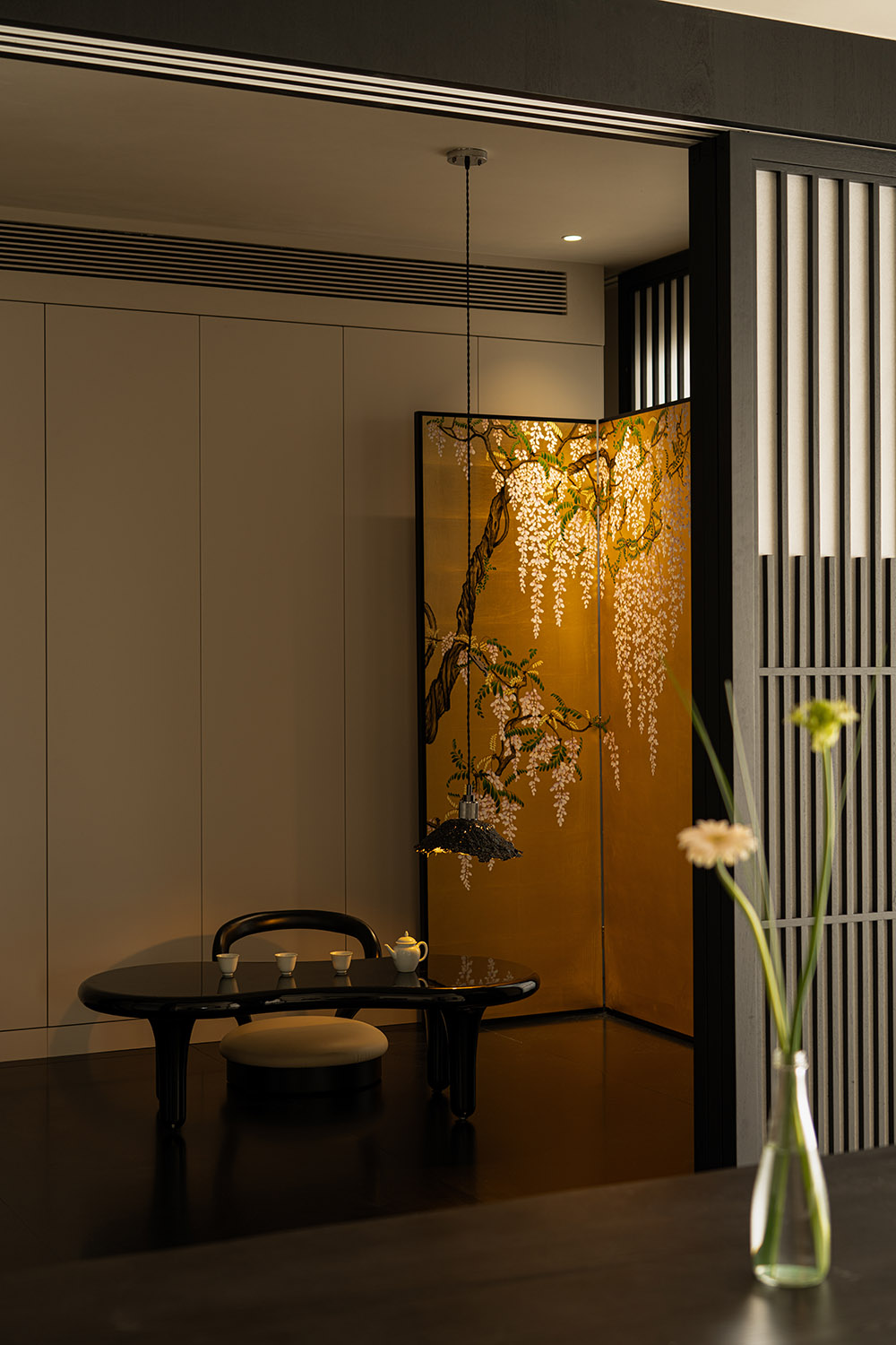 101㎡住宅设计,101㎡,家装设计,住宅设计案例,住宅设计方案,宋式美学住宅,新中式住宅设计,温州住宅-曲境入画雅韵栖居,温州,Mooli墨立设计