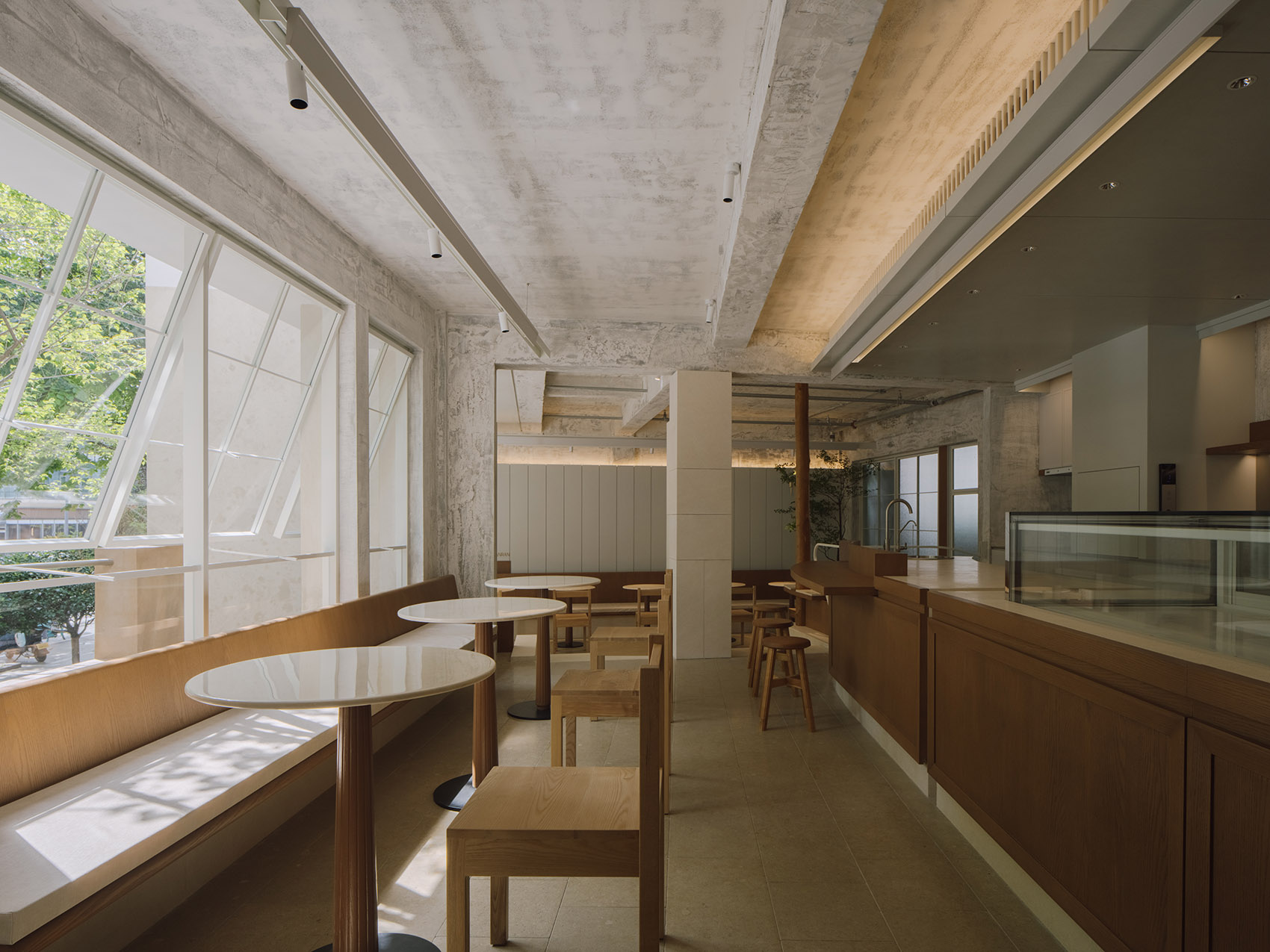 甜品店设计,街边甜品店设计,甜品店设计案例,甜品店设计方案,商店设计,嫣然甜品杭州大兜路店,杭州,喜叻空间研究