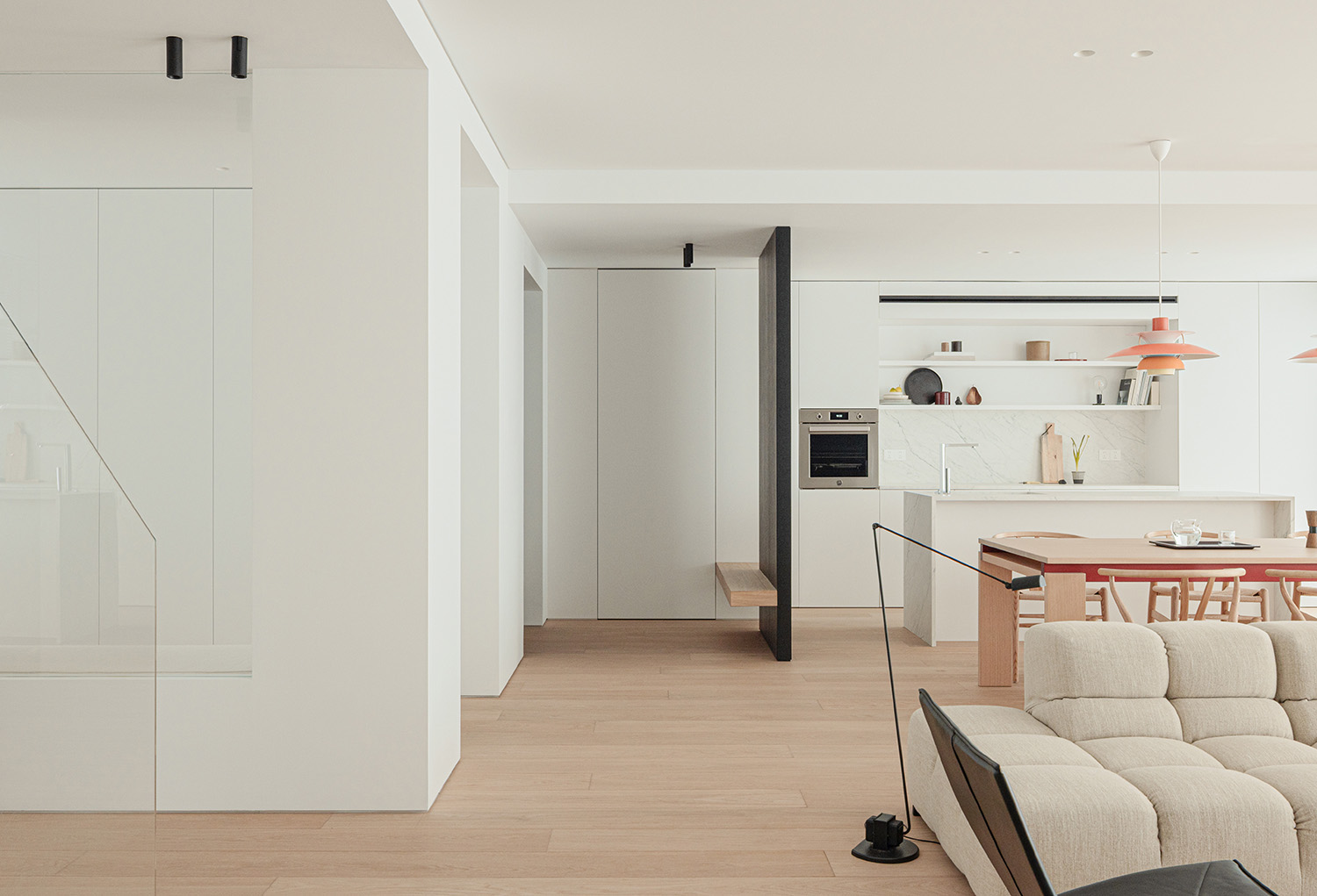 复式设计,极简复式,顶层复式设计,300㎡复式设计,3000㎡,复式设计案例,复式设计方案,极简风格住宅,住宅设计,郑州顶层复式-生活的归序,郑州,MOOI TIMELESS木已设计