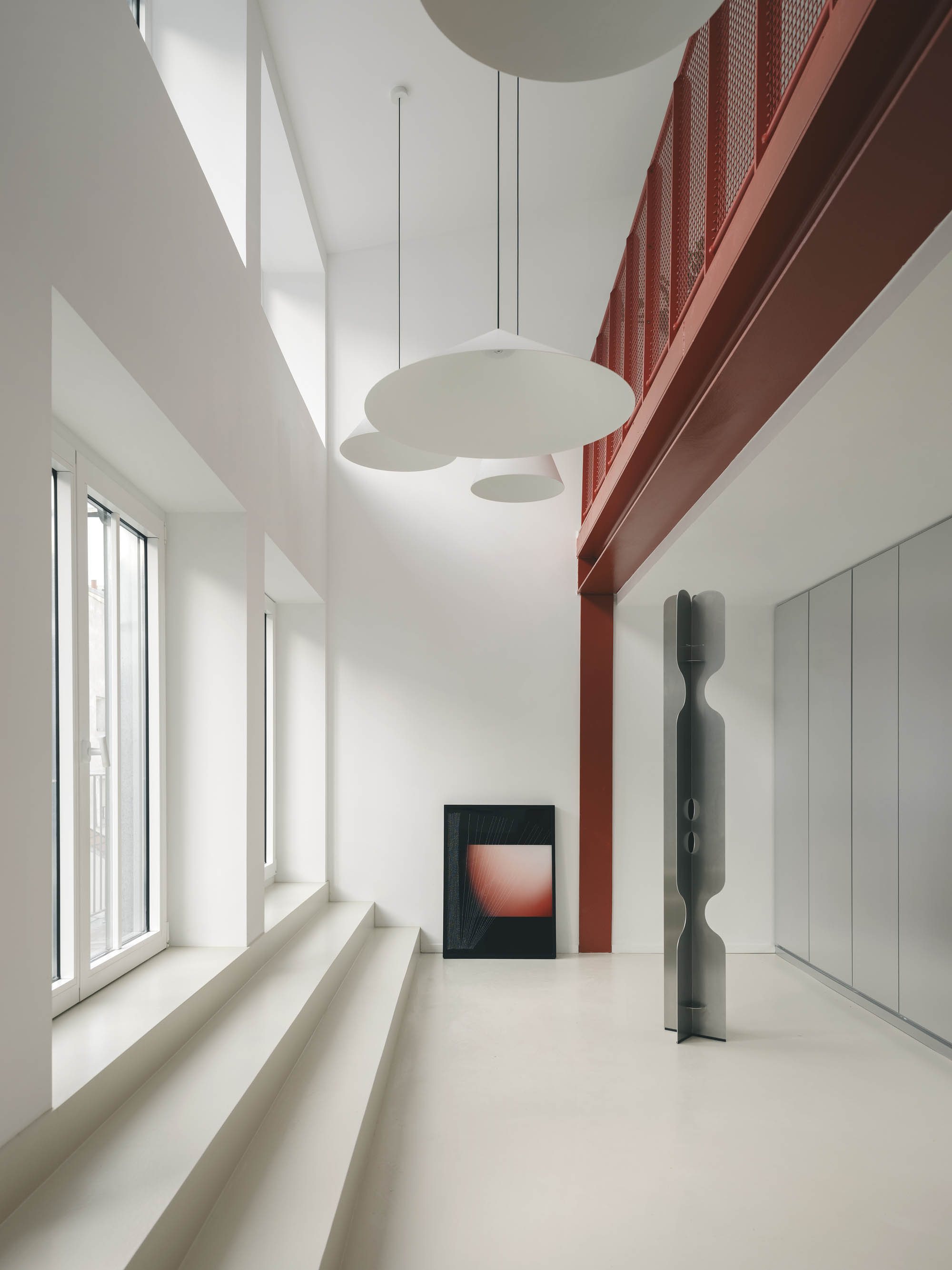 Agathe Marimbert Architect,办公室设计案例,办公室设计方案,法国,极简风格办公室,巴黎,办公室设计,旧印刷厂改造,建筑改造