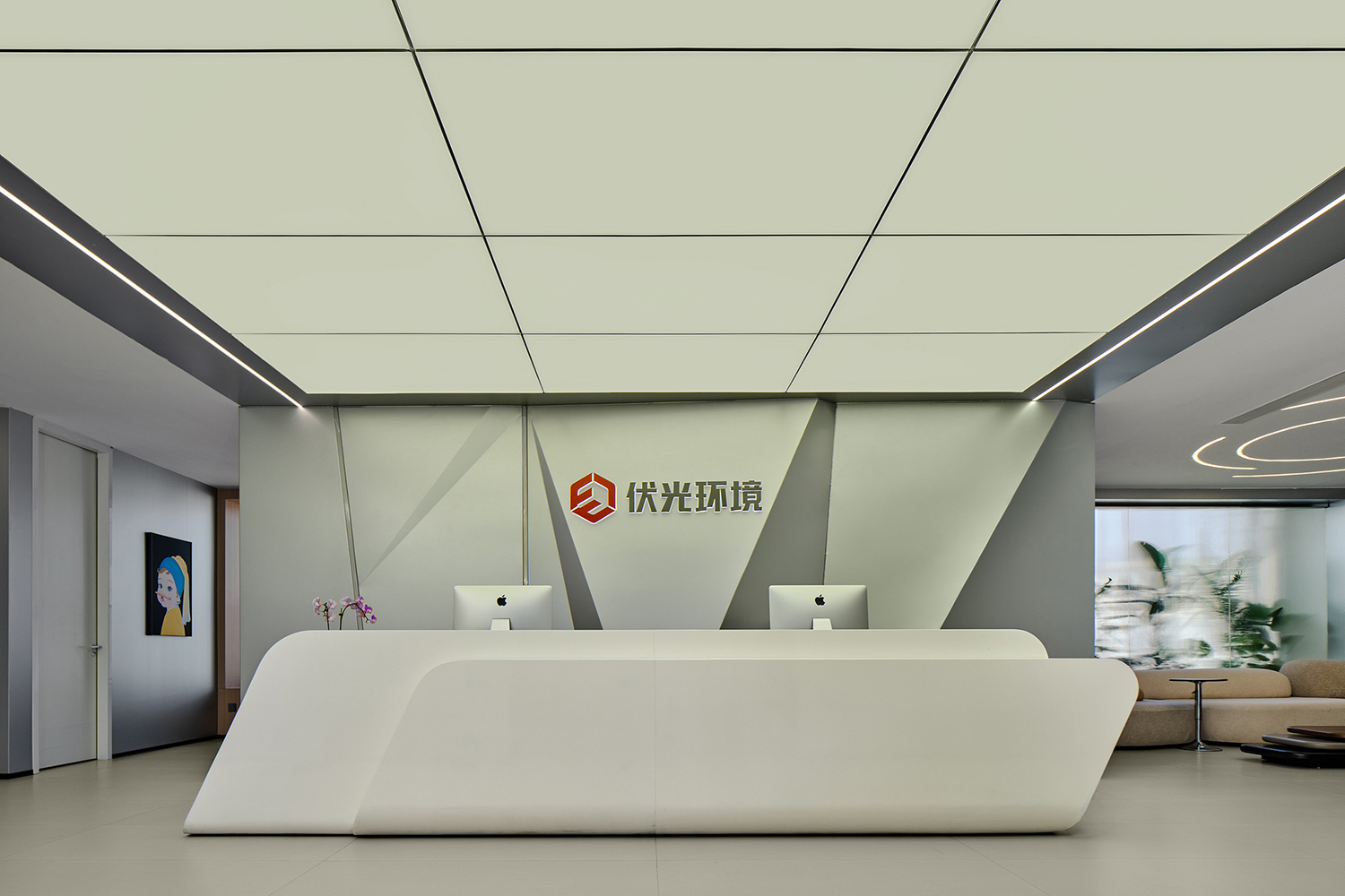 办公室设计,科技公司办公室,开放式办公室,办公室装修,办公室设计案例,办公室设计方案,光合筑境绿启未来-光伏办公的生态科技美学,佛山顺德,GDD深思设计