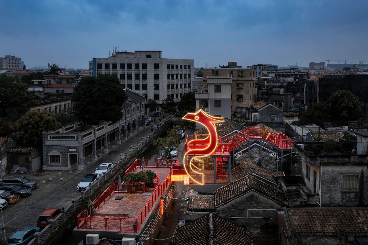 建筑改造,文化馆改造,古建筑改造,博物馆改造,佛山顺德龙田龟苓膏文化体验馆,佛山顺德,茶饮店设计,茶饮店设计案例,茶饮店设计方案,拒绝热气茶饮店,佛山顺德,GDD深思设计