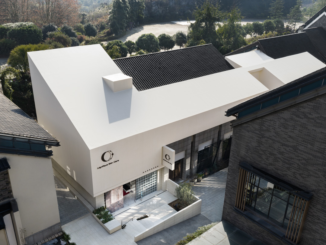 建筑改造,建筑外立面设计,医美中心设计,美容院设计,美容院设计案例,美容院设计方案,美容工作室设计,spa,贵州贵阳曼尼斐绮·声嚣之外,贵州贵阳,叁生设计/肖波