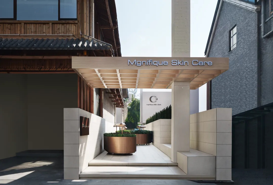 建筑改造,建筑外立面设计,医美中心设计,美容院设计,美容院设计案例,美容院设计方案,美容工作室设计,spa,贵州贵阳曼尼斐绮·声嚣之外,贵州贵阳,叁生设计/肖波