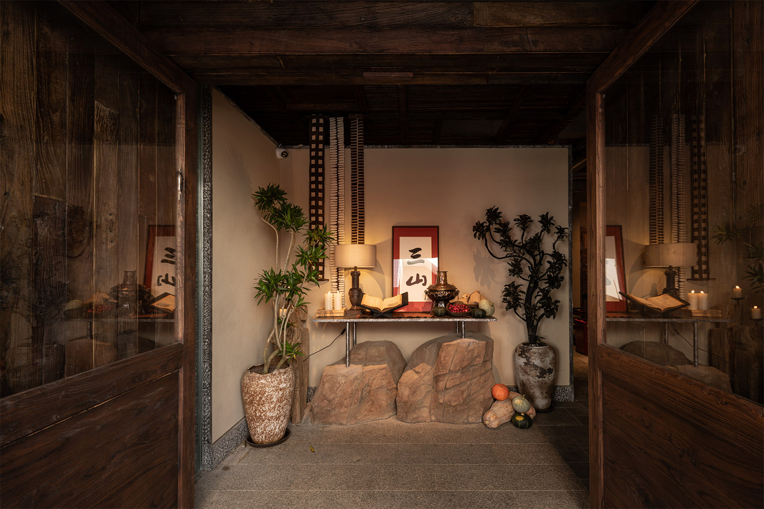 餐厅设计,火锅店设计,传统铜锅涮肉餐厅,休闲餐厅设计,铜锅涮肉火锅店,火锅店设计案例,火锅店设计方案,西安三山·涮肉酒局,西安,MOS木石设计