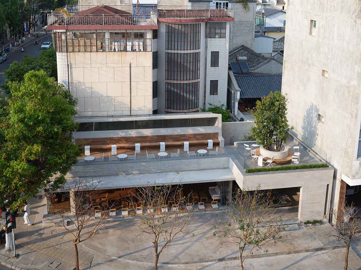 咖啡店设计,咖啡店设计案例,咖啡店装修,咖啡店设计方案,街边咖啡店,开放式咖啡店,建筑改造,云南保山希音咖啡·感官研究社,云南保山,拾号建筑