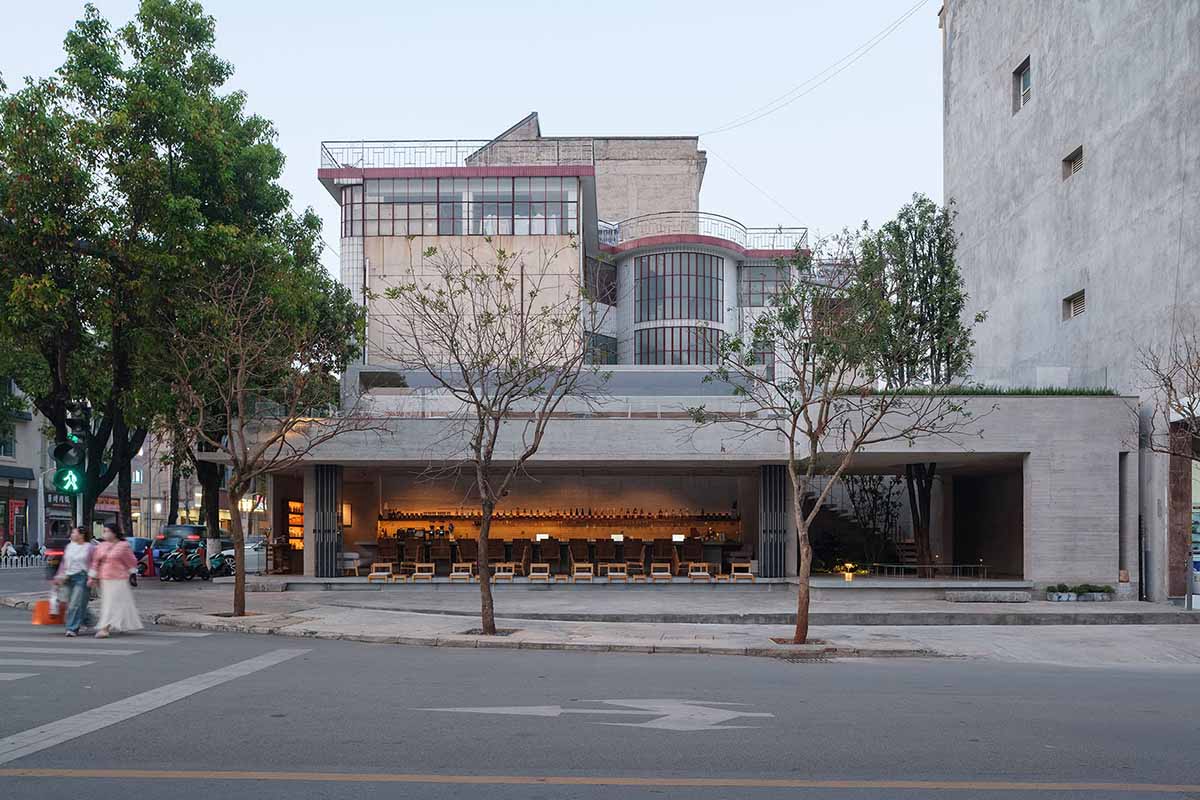 咖啡店设计,咖啡店设计案例,咖啡店装修,咖啡店设计方案,街边咖啡店,开放式咖啡店,建筑改造,云南保山希音咖啡·感官研究社,云南保山,拾号建筑