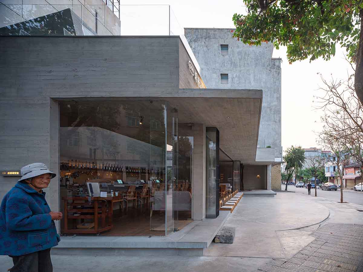 咖啡店设计,咖啡店设计案例,咖啡店装修,咖啡店设计方案,街边咖啡店,开放式咖啡店,建筑改造,云南保山希音咖啡·感官研究社,云南保山,拾号建筑