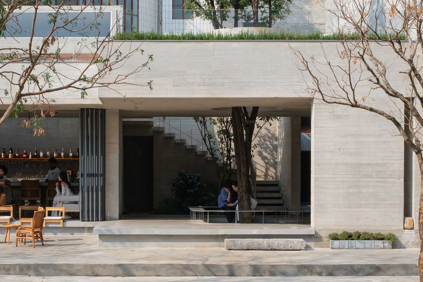 咖啡店设计,咖啡店设计案例,咖啡店装修,咖啡店设计方案,街边咖啡店,开放式咖啡店,建筑改造,云南保山希音咖啡·感官研究社,云南保山,拾号建筑