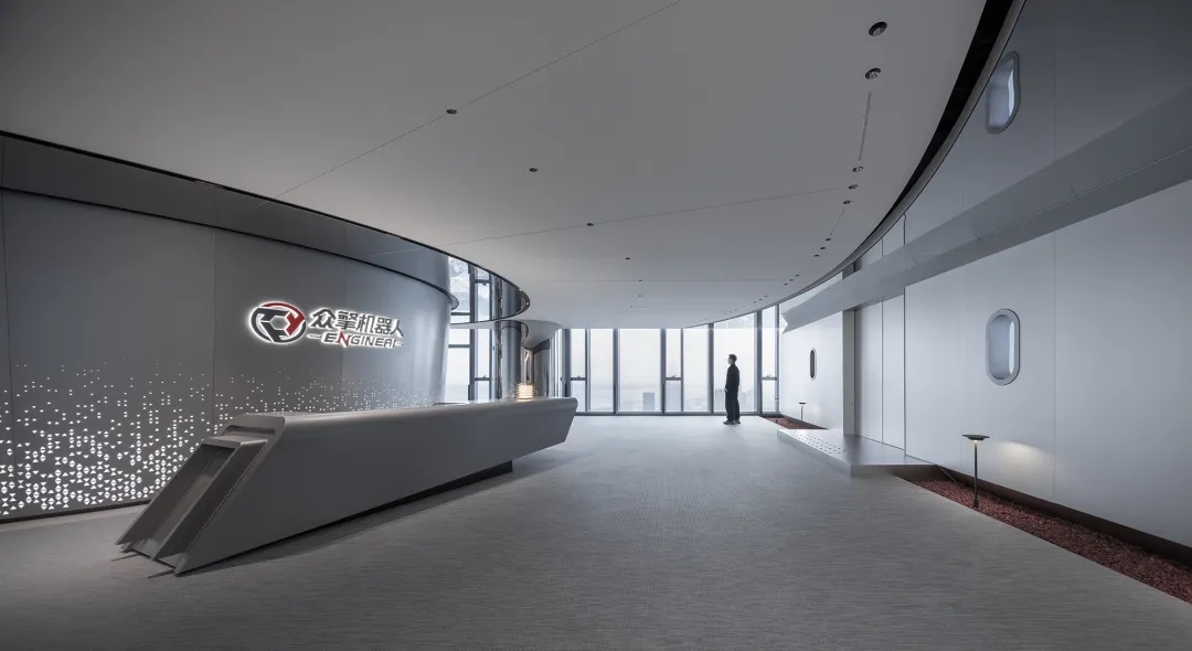 办公室设计,办公室设计案例,科技公司办公室,办公室设计方案,科技感办公室,开放式办公室,办公室装修,深圳众擎机器人办公总部,深圳,IFUNSPACE壹梵壹筑