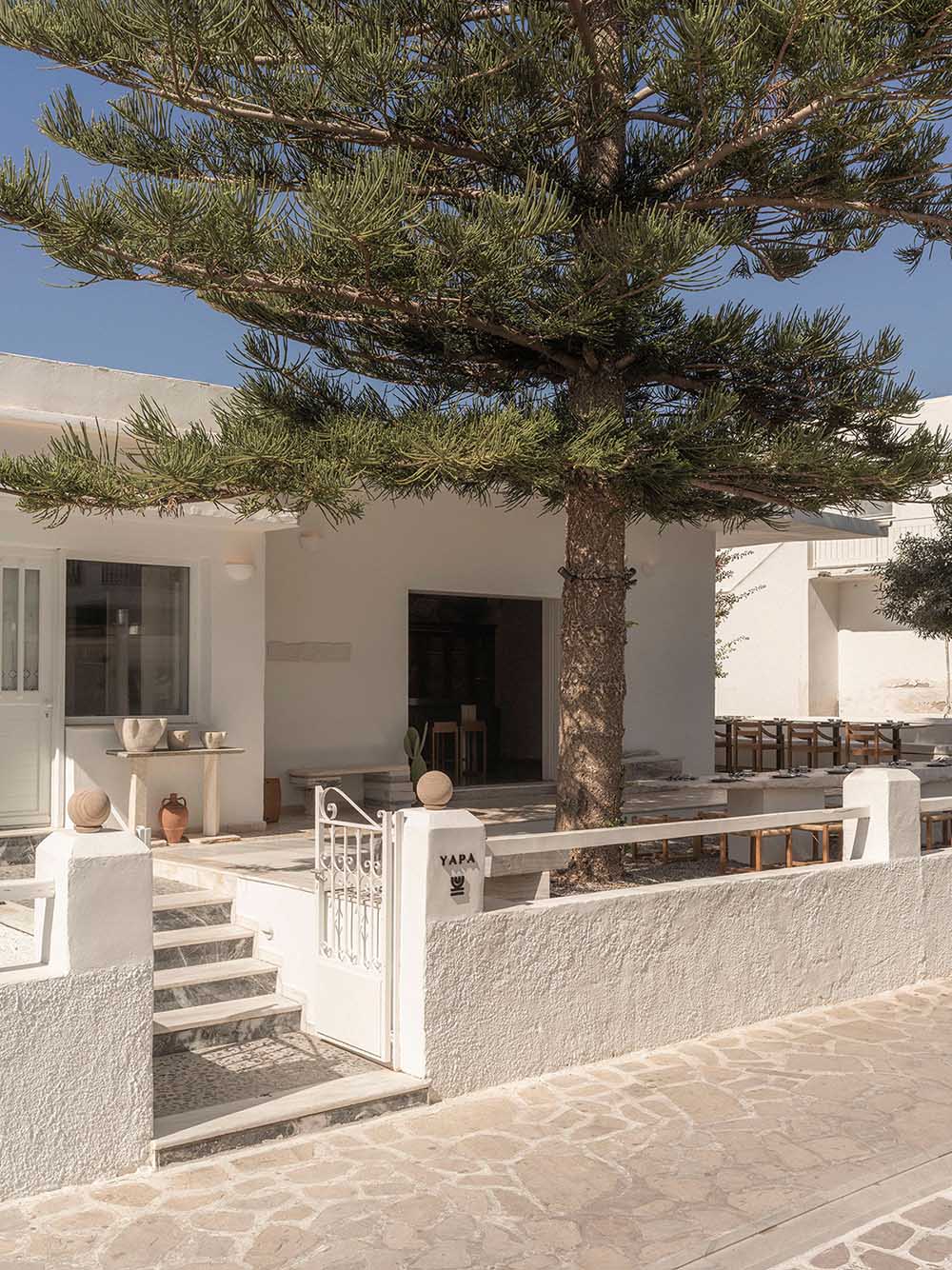 YAPA Antiparos,餐厅设计,休闲餐厅设计,YAPA Antiparos,希腊,极简风格餐厅