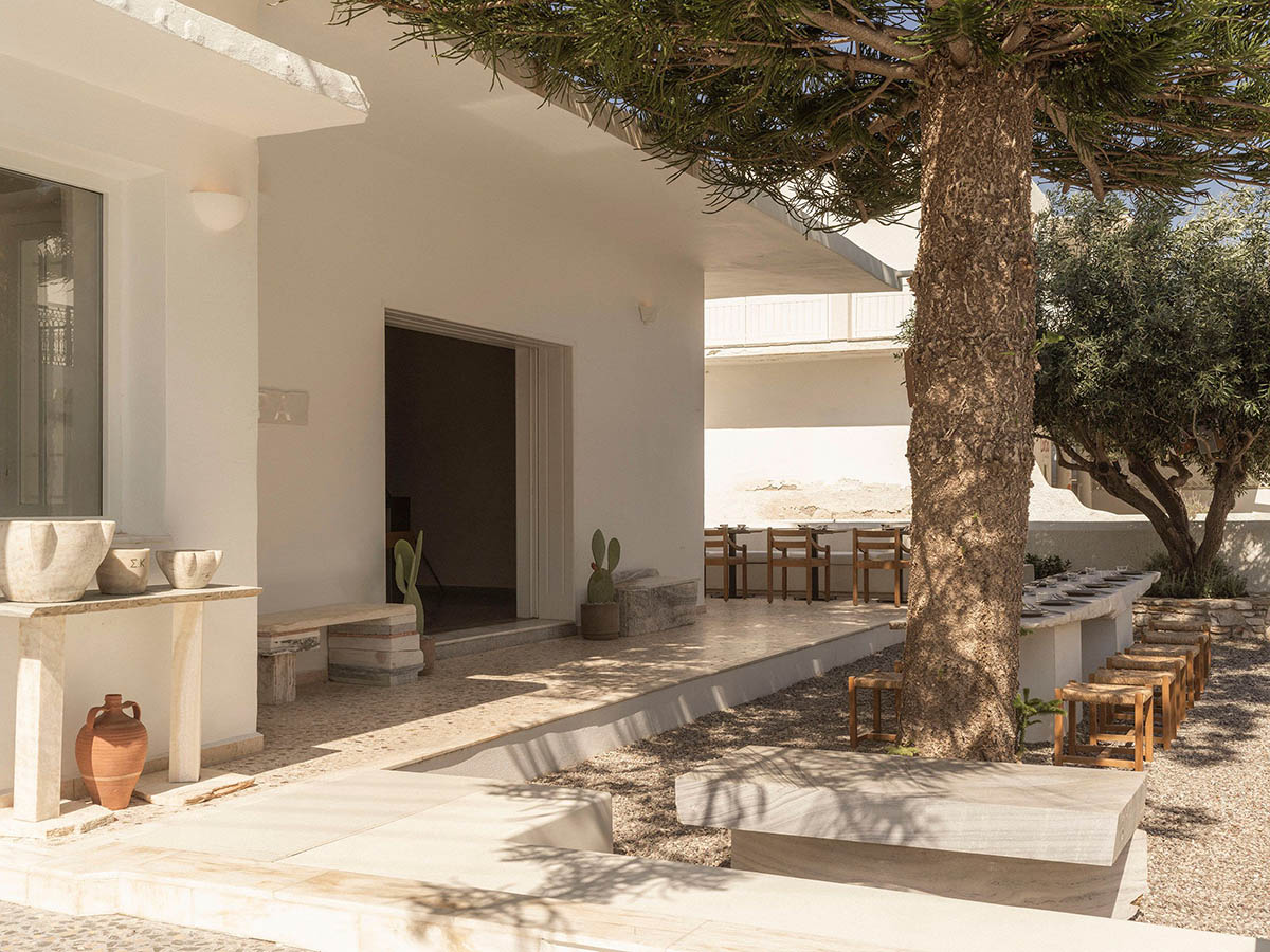YAPA Antiparos,餐厅设计,休闲餐厅设计,YAPA Antiparos,希腊,极简风格餐厅
