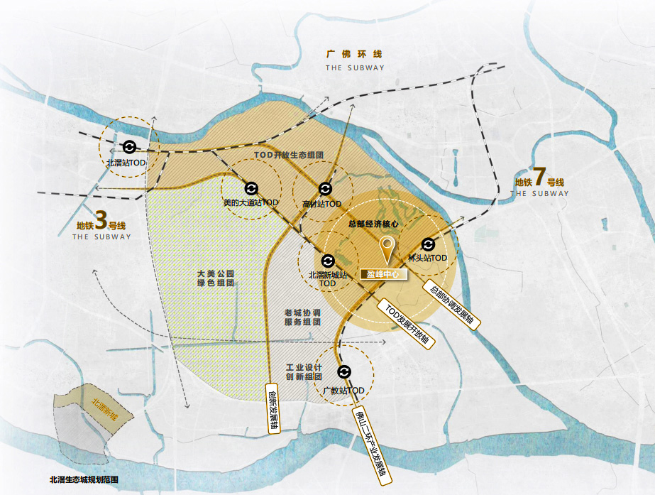 立面改造,建筑改造,建筑立面改造,办公室大堂改造,重塑总部商务新标杆-顺德盈峰中心形象门户升级,广东顺德,睿住天元设计